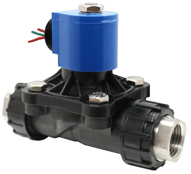 True Union NSF Food-Safe Solenoid Valves – 110V, Normally Closed (½" & ¾")
